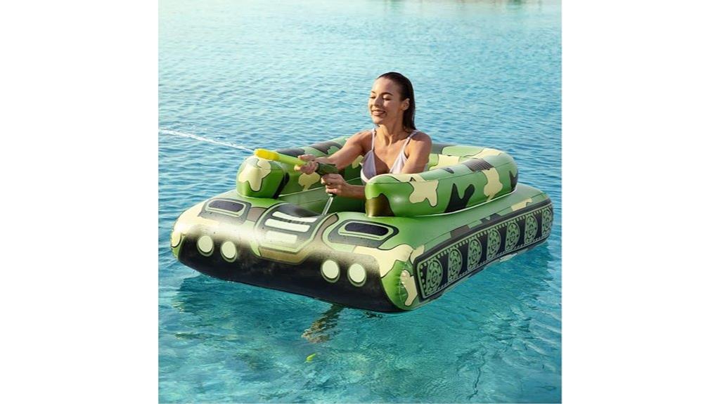 inflatable tank pool float