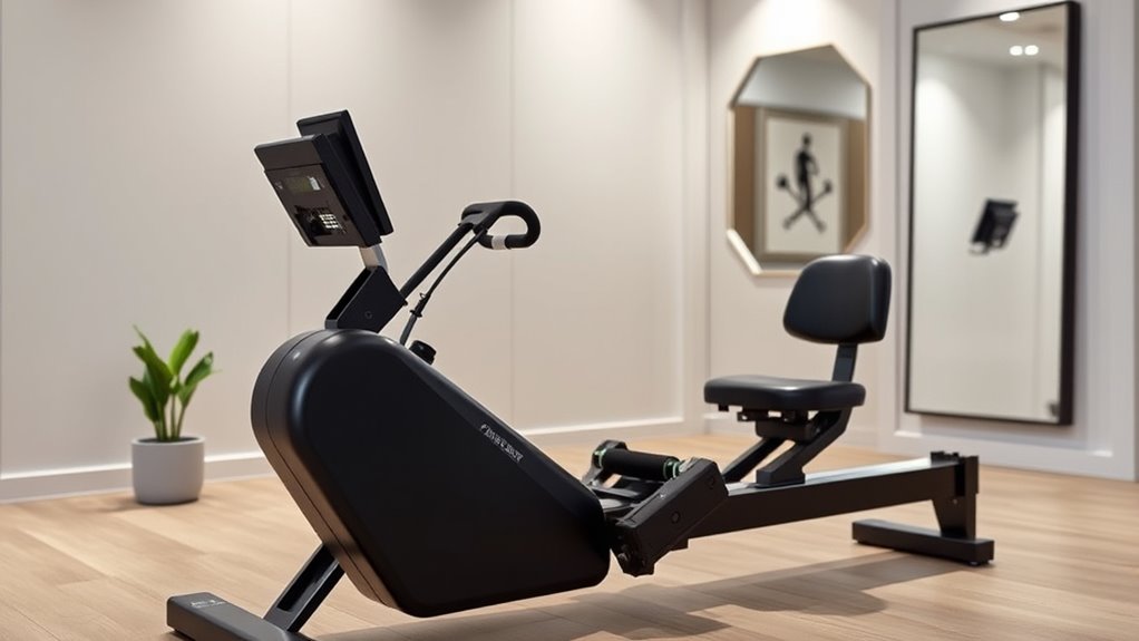 key rowing machine features