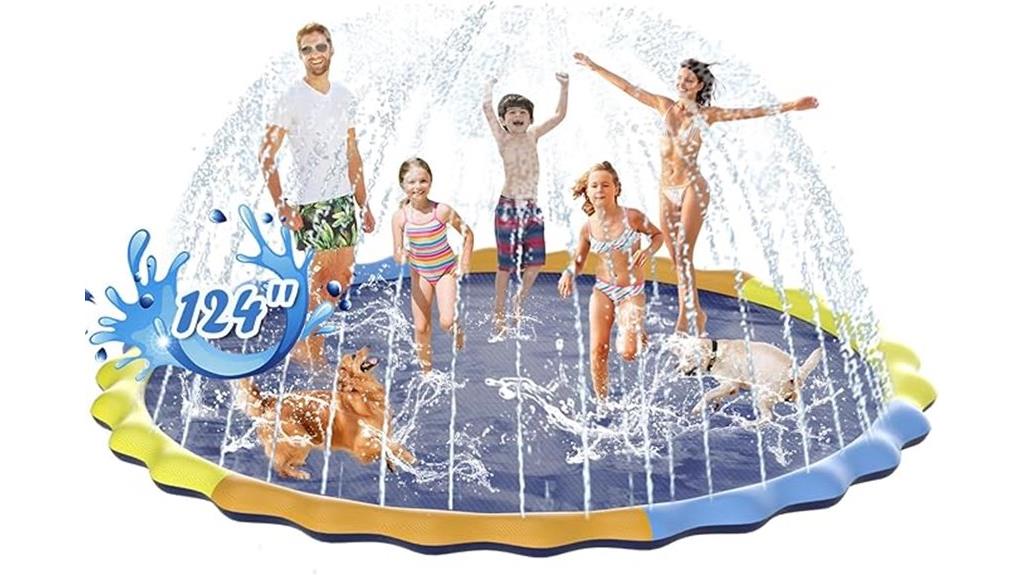 large dog kid splashpad