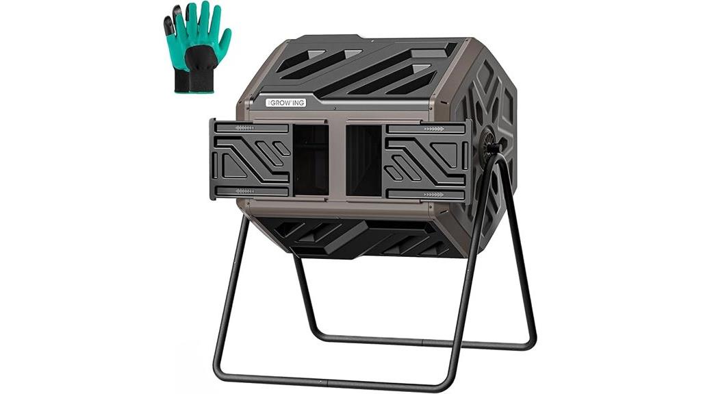 large outdoor compost container