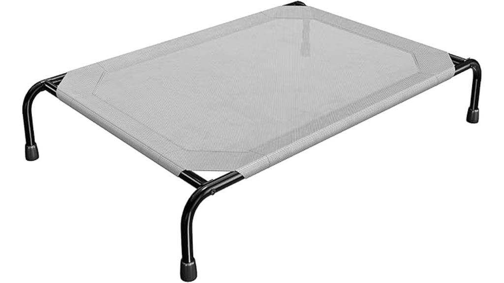 large raised dog bed