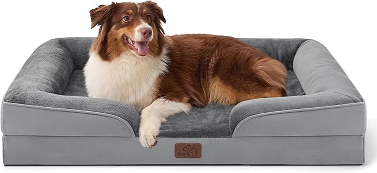 large washable dog bed