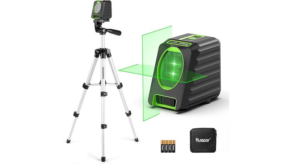 laser level with tripod