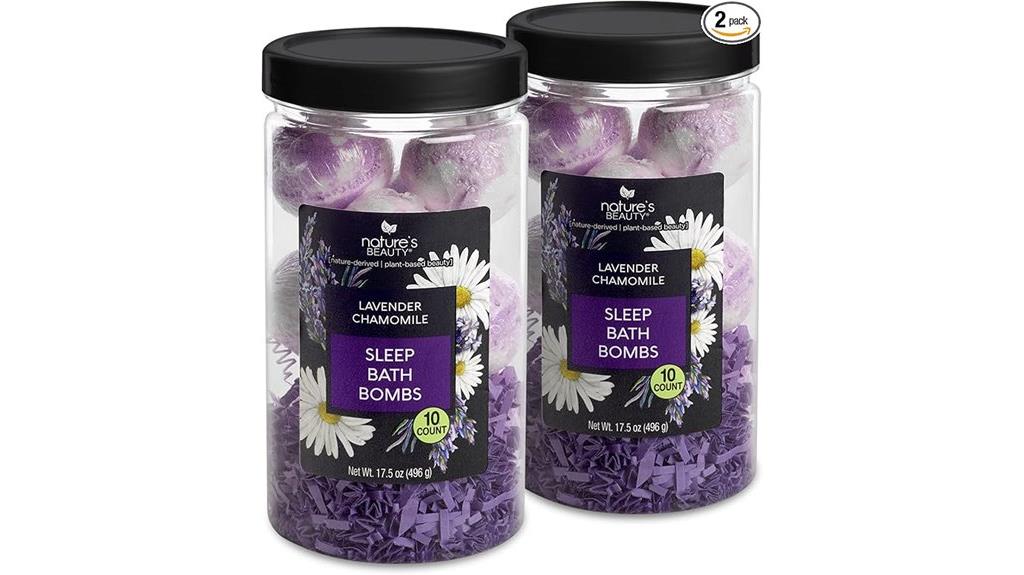 lavender chamomile bath set