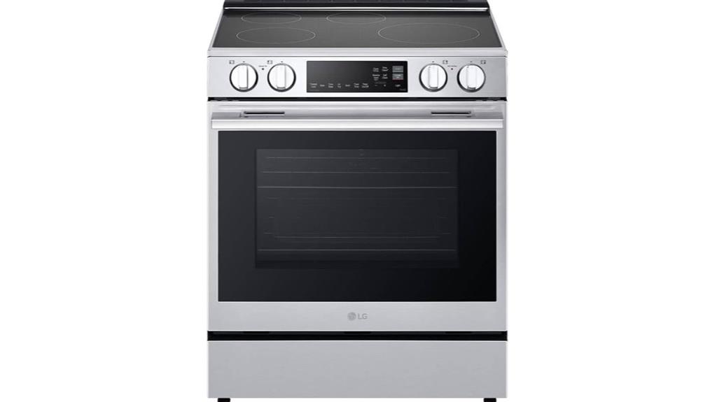 lg stainless steel range