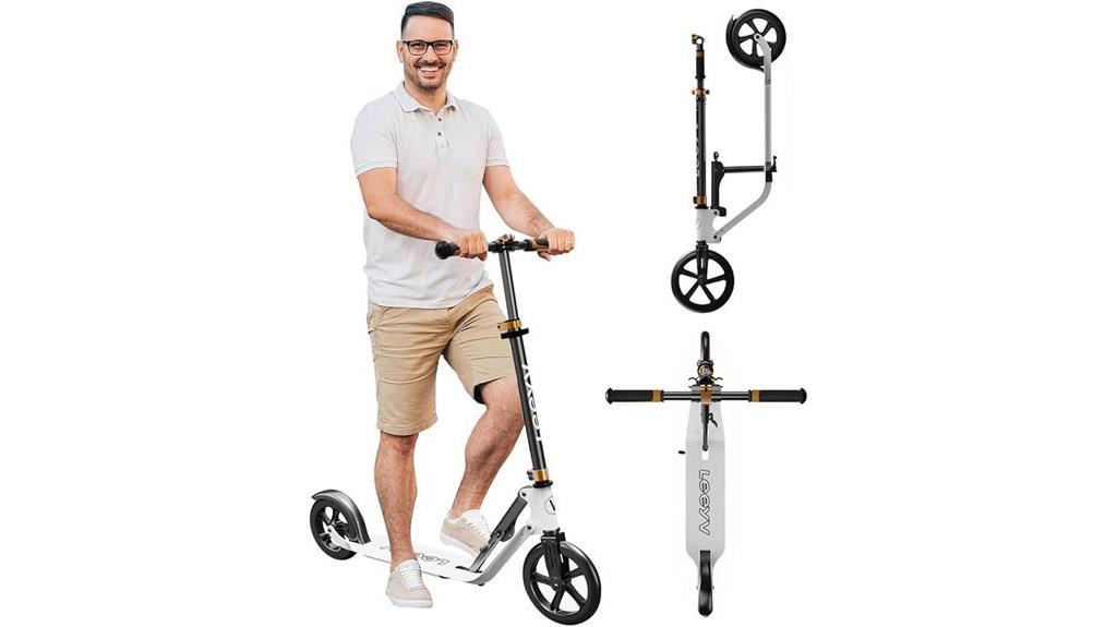 lightweight adjustable adult scooter