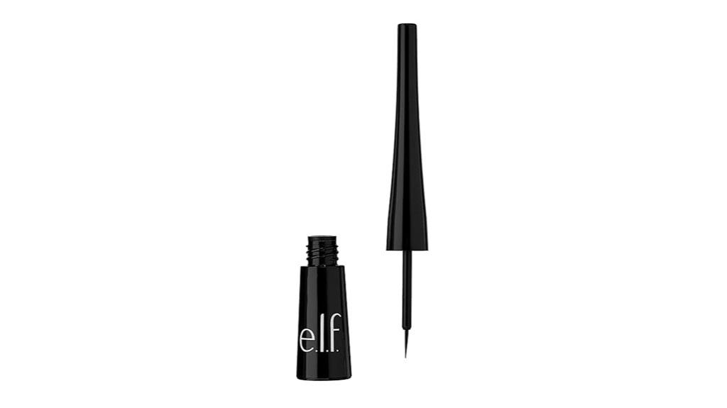 liquid eyeliner with fine brush