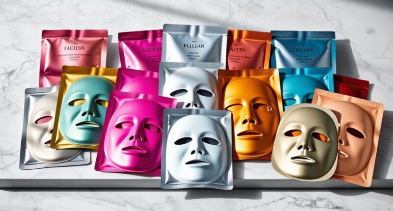 luxurious hydrating face masks