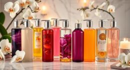luxurious moisturizing aromatic shower gels