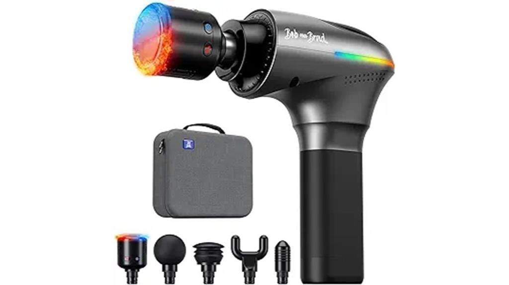 massage gun with heat