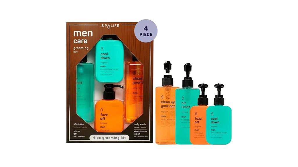 men s spa skincare set