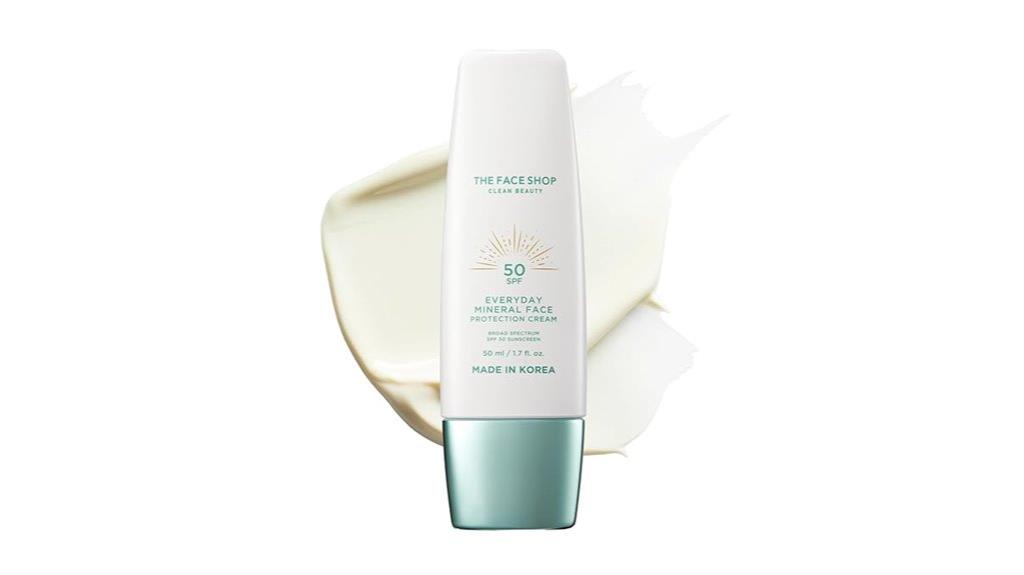 mineral spf 50 sunscreen