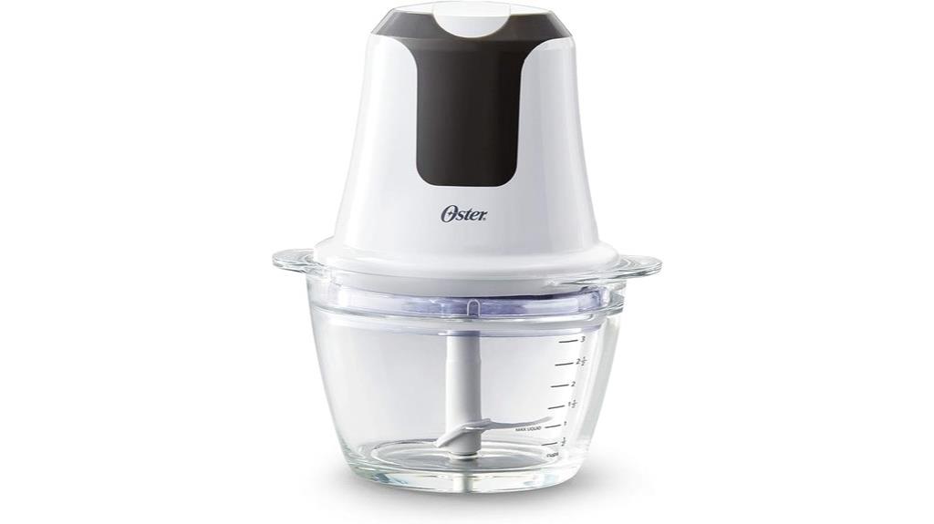 mini food chopper glass bowl