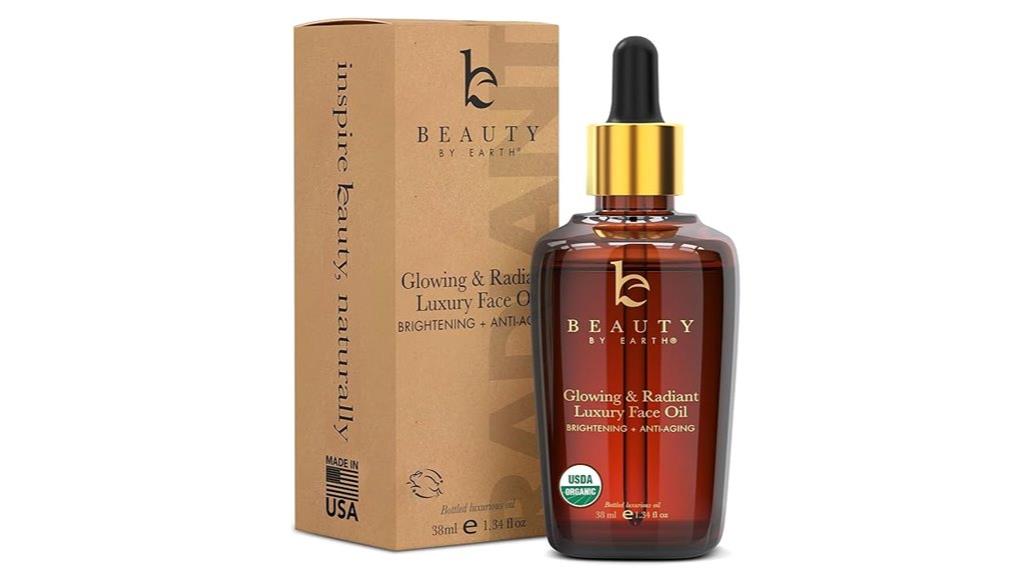 organic face oil ingredients