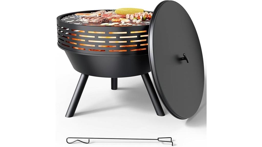 outdoor 23 inch fire pit