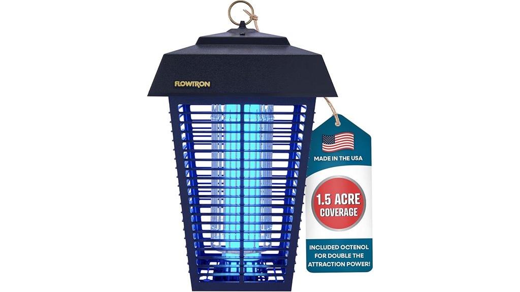 outdoor insect zapper 1 5 acres