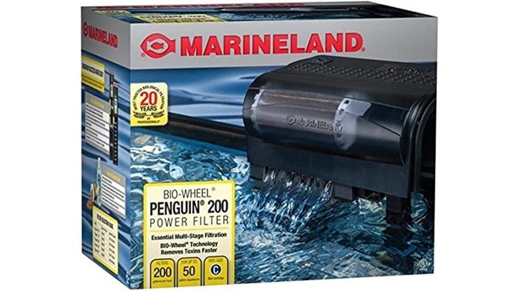 penguin power filter 200gph