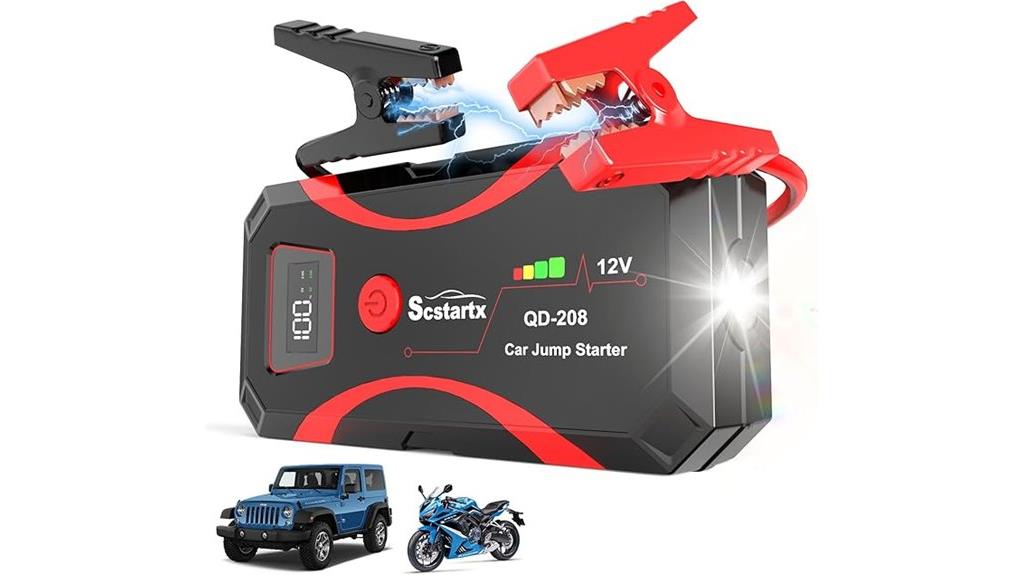 portable 12v car jump starter