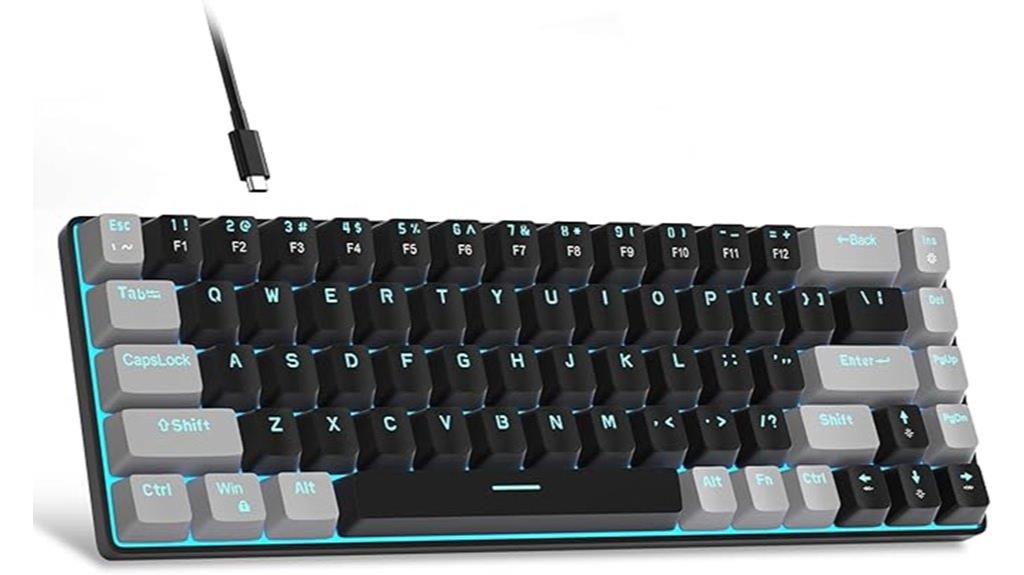 portable 60 mechanical keyboard