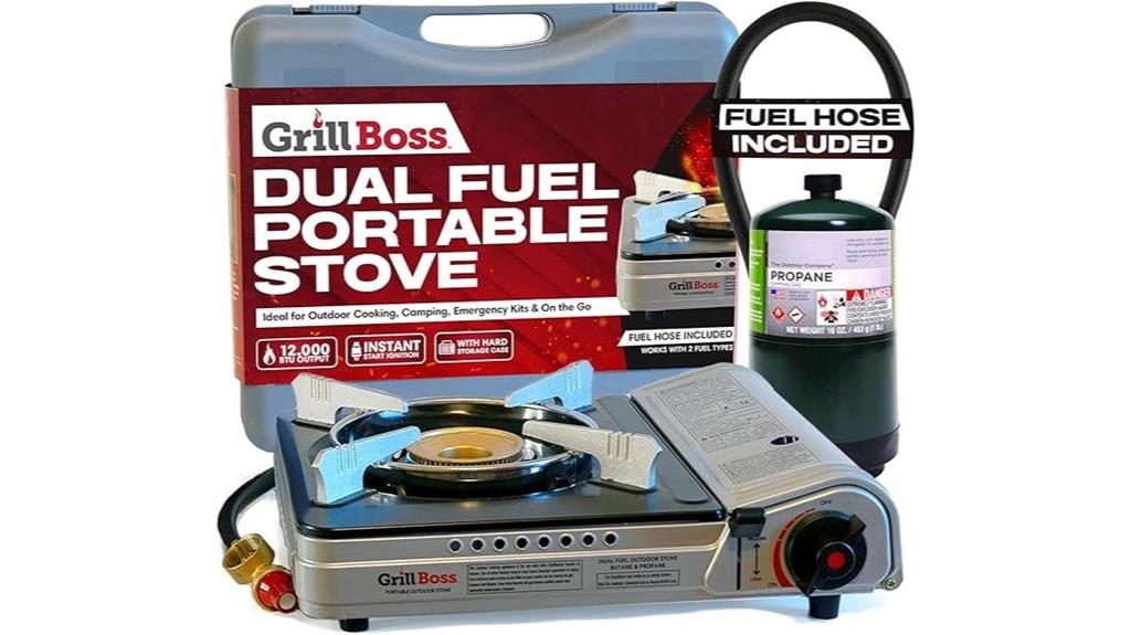 portable dual fuel stove