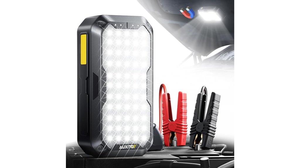 portable jump starter with light