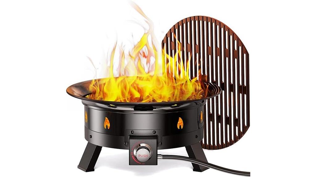 portable outdoor fire pit
