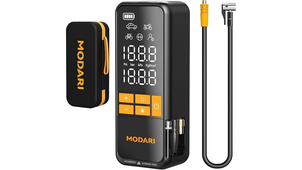 portable tire inflator compressor