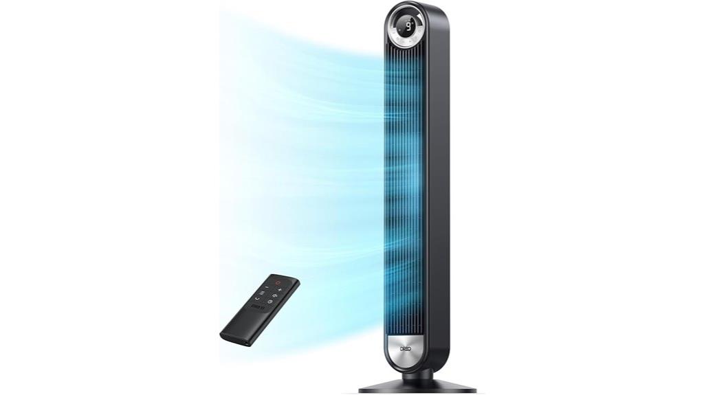 quiet multi speed tower fan
