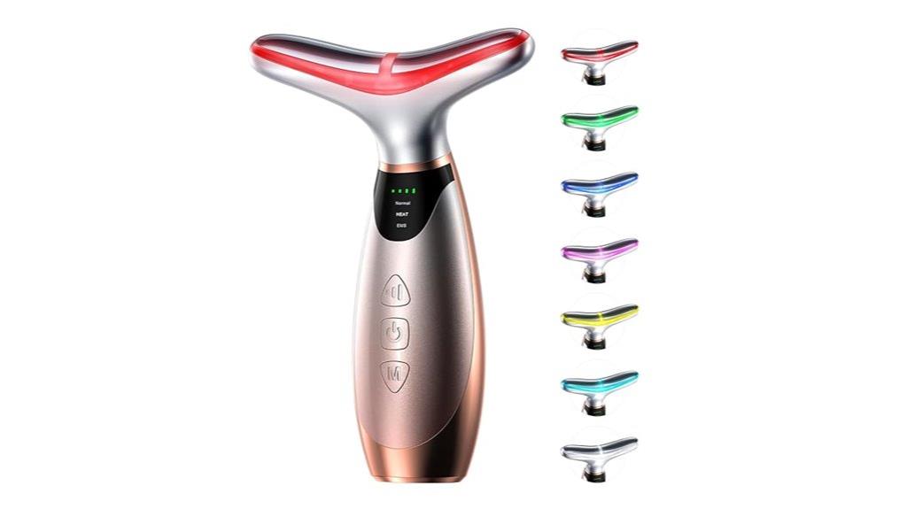 red light facial massager