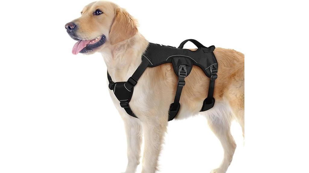 reflective no pull dog harness