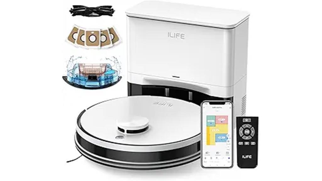 robot vacuum with self emptying