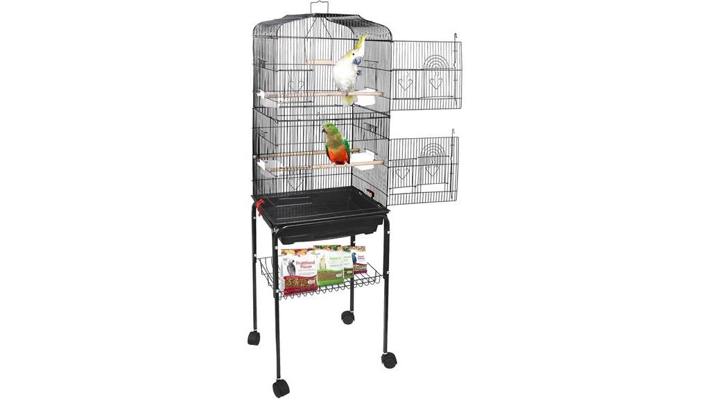 rolling bird cage sale