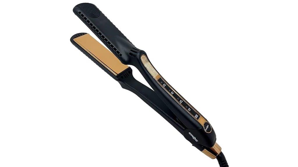 rose gold titanium flat iron