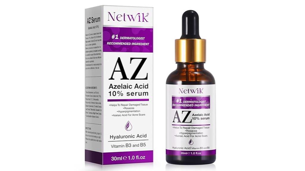 serum with azelaic niacinamide