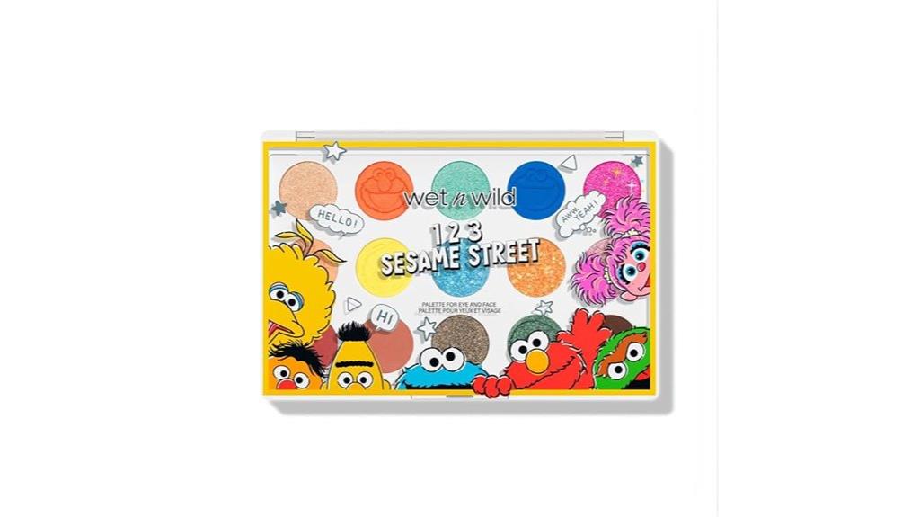 sesame street themed palette