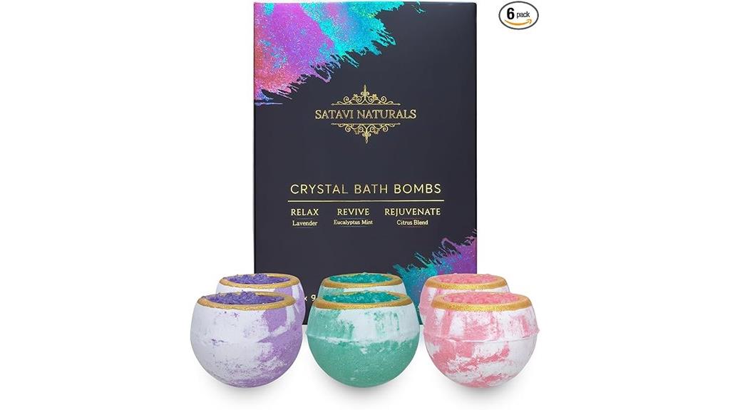 six pack bath bombs