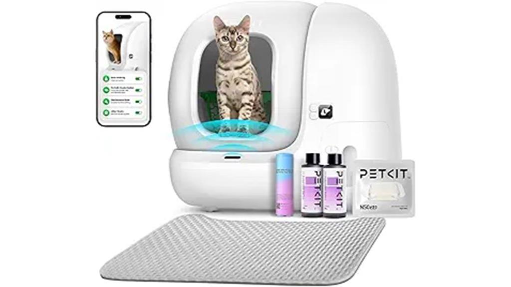 smart self cleaning litter box