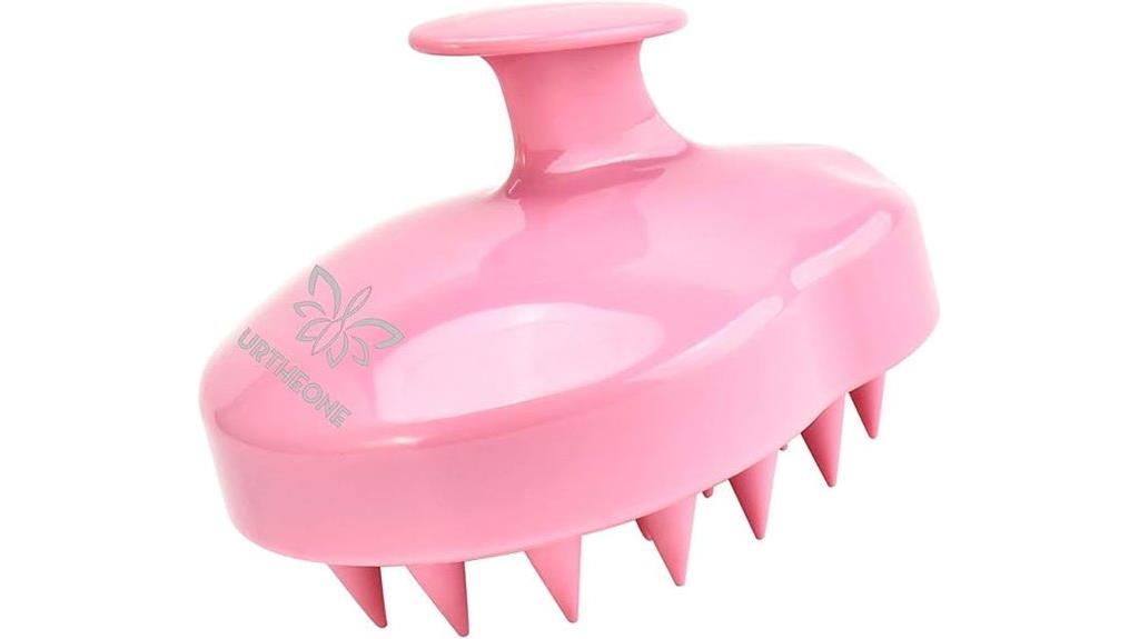 soft silicone scalp brush