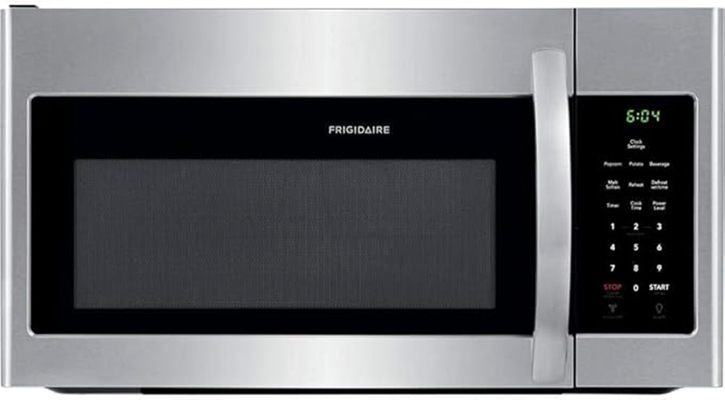 stainless steel over microwave