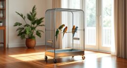 stylish safe bird cages
