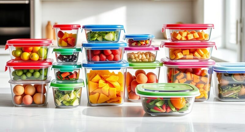 top glass food storage options