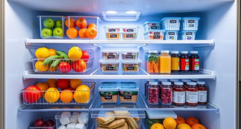 top refrigerator organization ideas