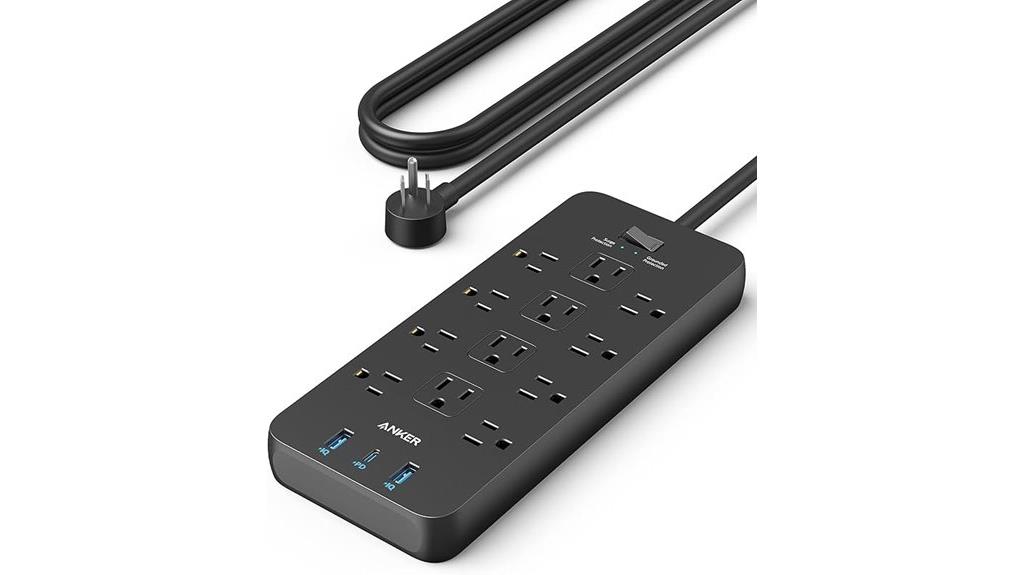 twelve outlet usb power