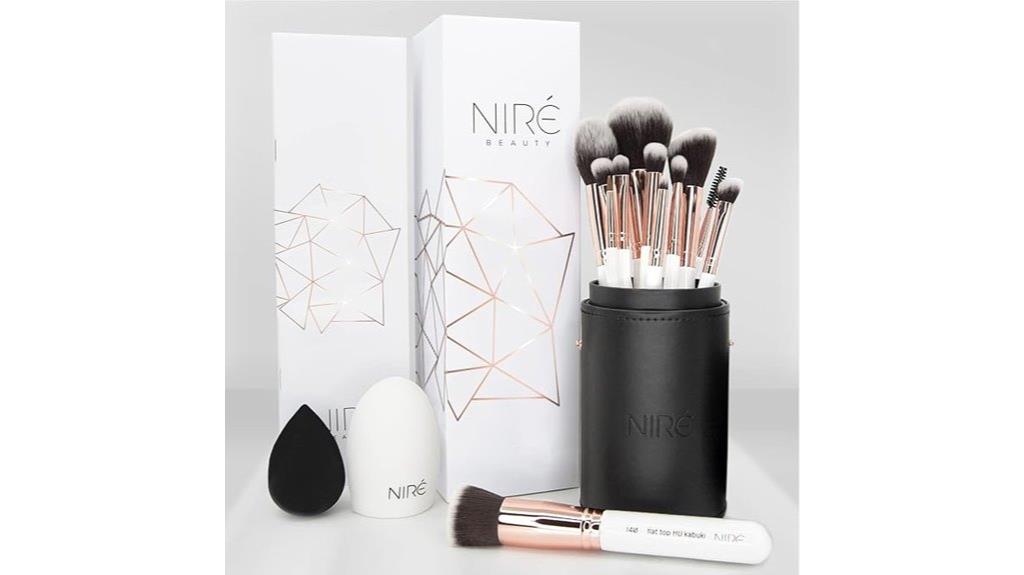 vegan makeup brush set