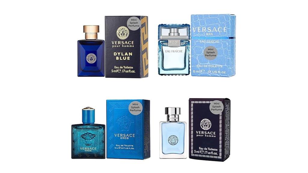 versace men s mini fragrance set