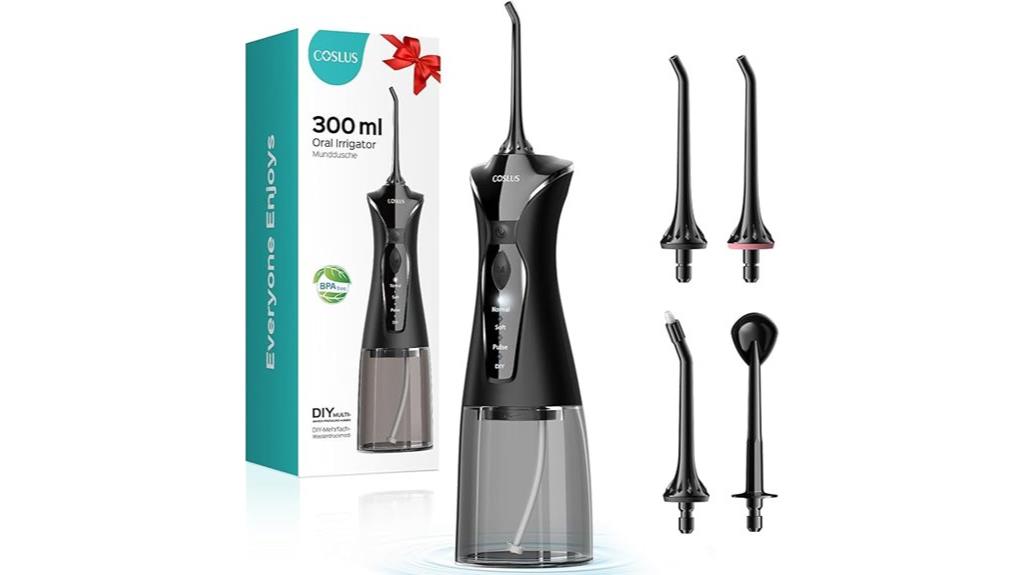 water flosser with 4 modes