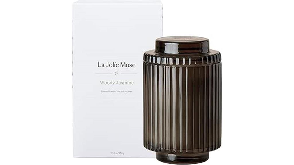 woody jasmine home candles