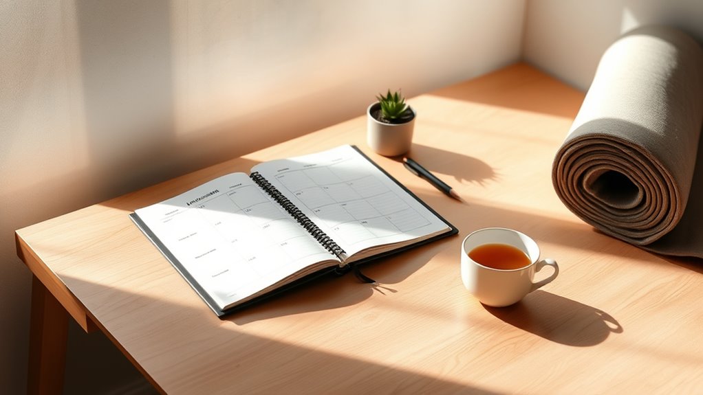 balanced routine reduces stress