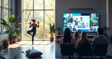 blended virtual in person wellness