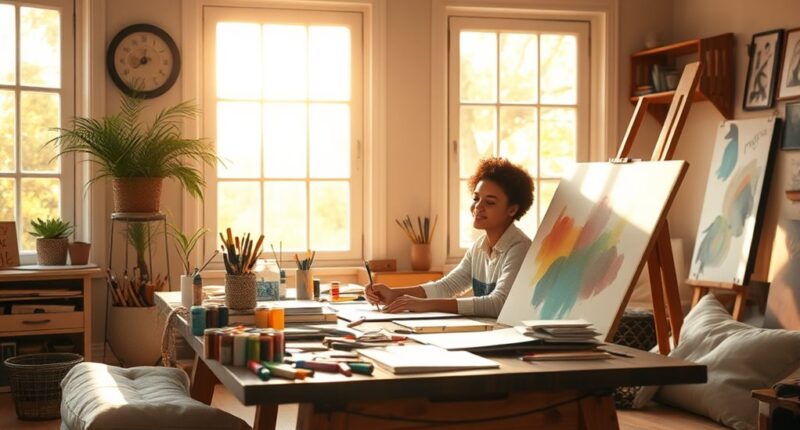 creative outlets reduce stress